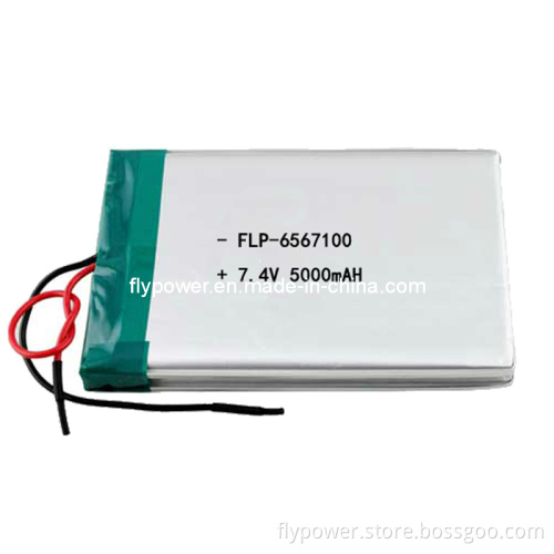 Lithium Battery 7.4V 5000mAh Rechargeable Battery Pack
